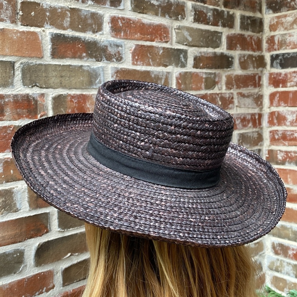 Carolina Amato straw hat